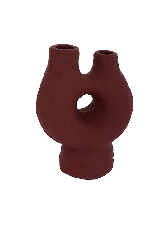 HomeMarkt Decorative Vase Namentis Orange 26x15x32.5cm