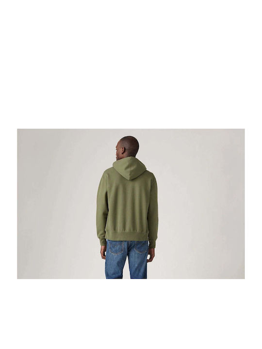 Sweatshirt with Hood Green