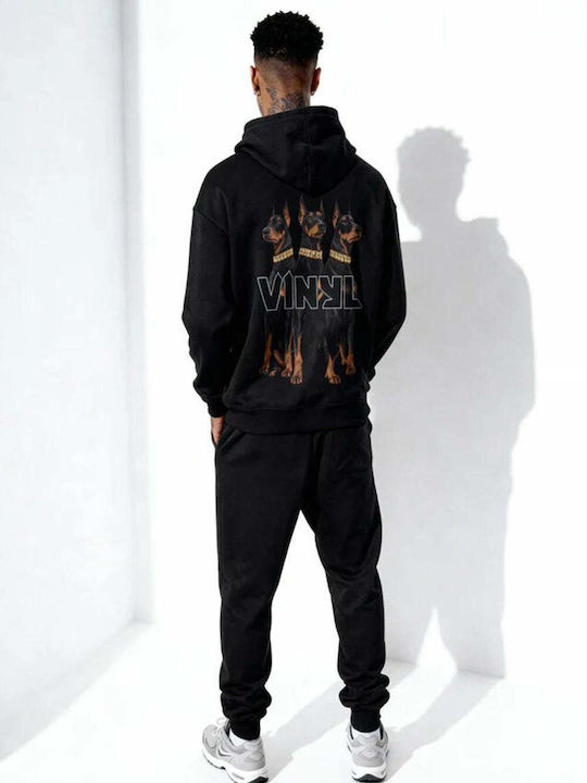 Sweatshirt with Hood Black