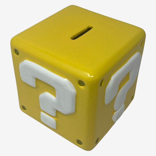 Super Mario - Question Mark Block - Shaped Money Bank 12.3cm