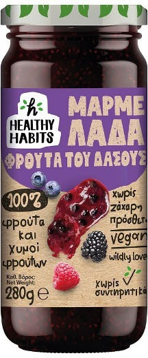 Healthy Habits Gem de Fără adaos de zahăr 280gr