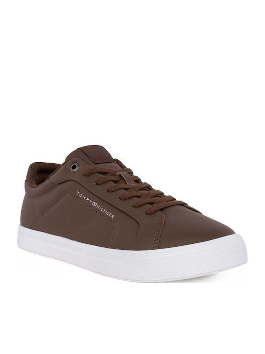 Tommy Hilfiger Court Sneakers Καφέ
