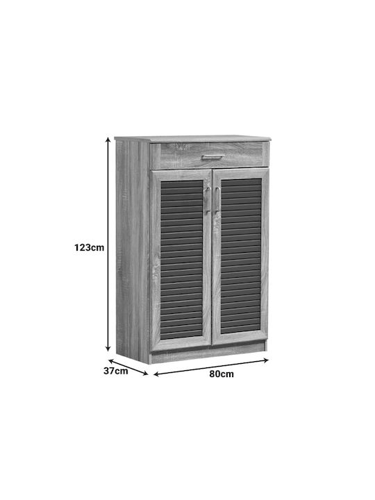 Μεταλλική Παπουτσοθήκη Sante 80x37x123cm