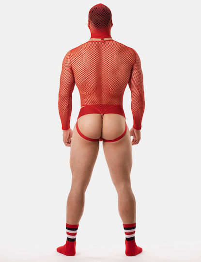 Barcode Berlin Sexy Ανδρικό Body Κόκκινο