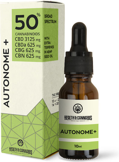 Health & Cannabis Ulei De Canabis 5000mg Cu 50% CBD Și Cu 50% CBG 10ml