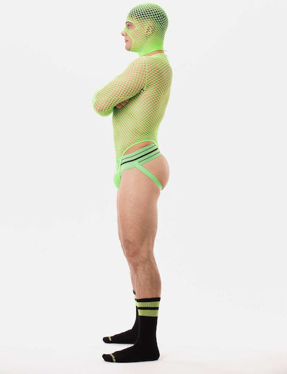 Barcode Berlin Sexy Ανδρικό Body Πράσινο