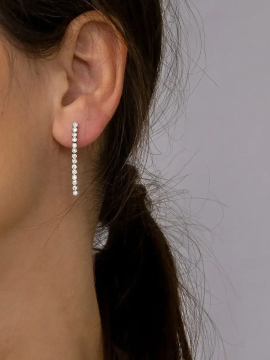 Set mit Halskette , Ohrringe & Ring aus Silber mit Steinen