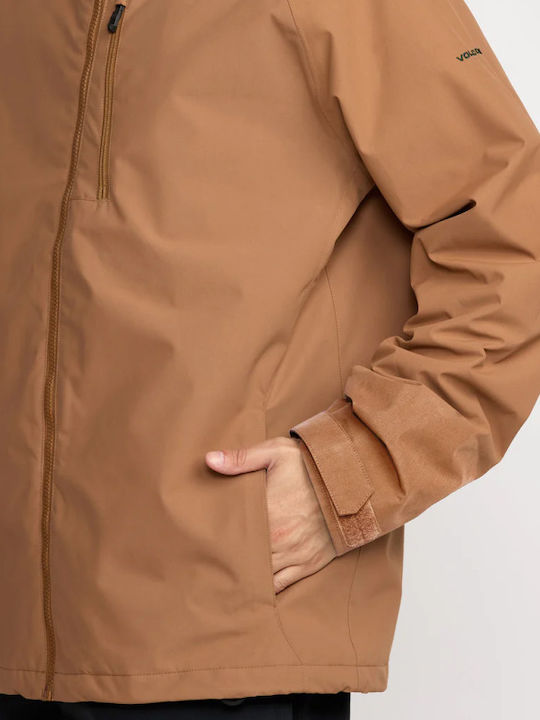 Volcom 2836 G0452606-TBR Ανδρικό Μπουφάν για Σκι & Snowboard Πορτοκαλί