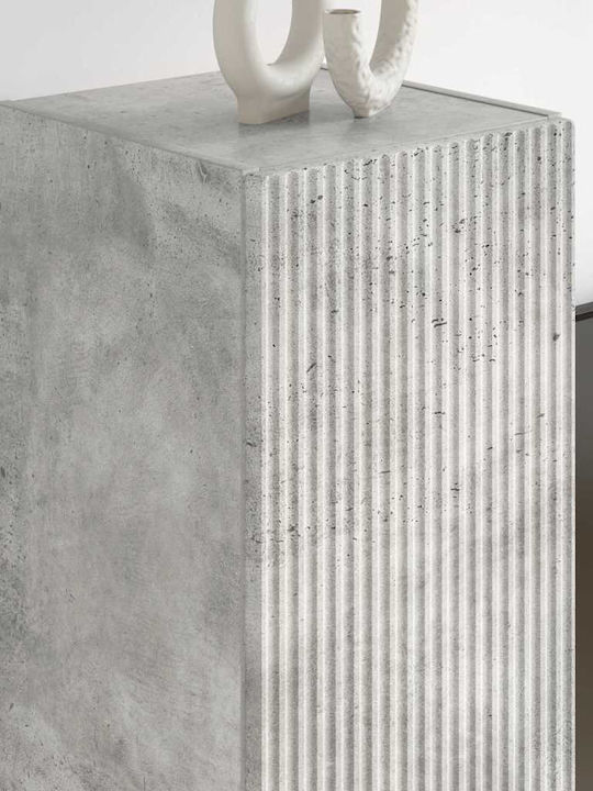 Living Room TV Unit Concrete L30xW31xH100cm