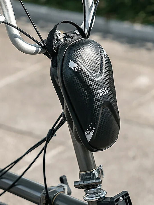 Rockbros Double Bicycle Handlebar Bag 1.3L Black