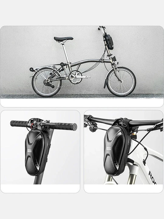 Rockbros Double Bicycle Handlebar Bag 1.3L Black