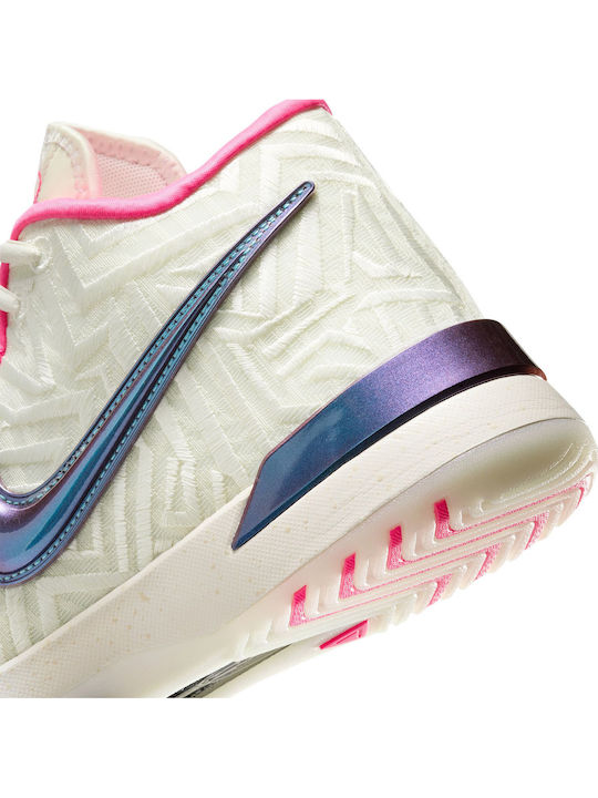LeBron NXXT Genisus AMPD Low Basketball Shoes White
