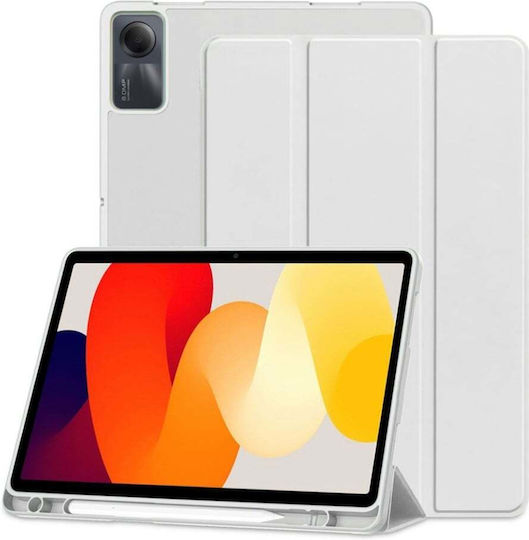 Husă Tabletă Xiaomi Redmi Pad Se 11" Suport Stilou Funcție Sleep Wake Flex Trifold Set Autocolant Gri