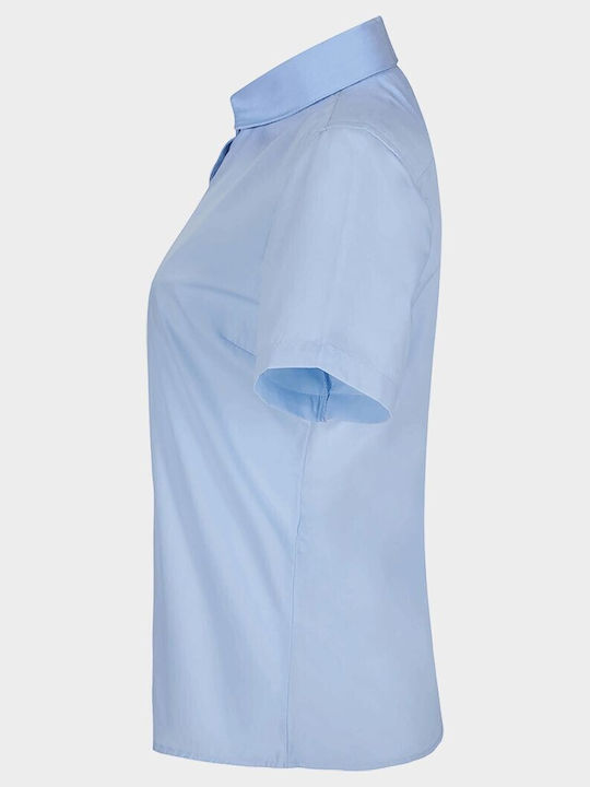Velilla Hellblaue Damen Kurzärmeliges Hemd Velilla Hellblaue Damen Kurzärmeliges Hemd