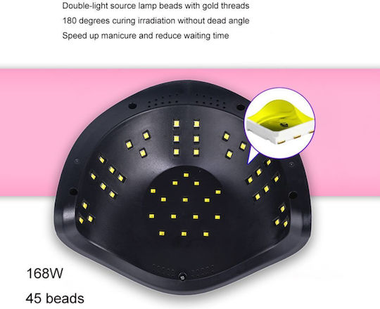 Sun L8 Φουρνάκι Νυχιών UV / LED 168W Λευκό