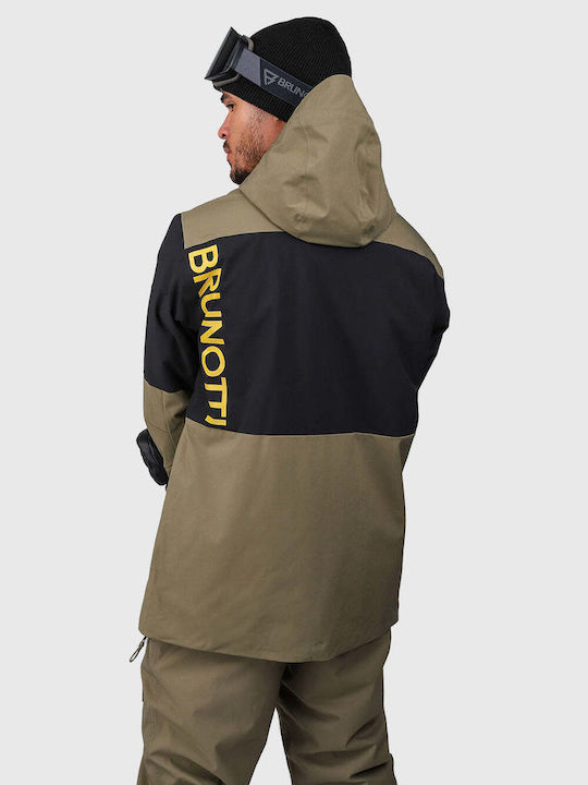 Brunotti Stores 2521200035-6555 Jachetă Pentru Bărbați de Ski și Snowboard Verde