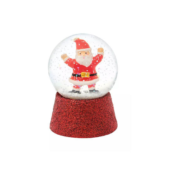 Crăciun Glob de Zăpadă cu Moș Crăciun 4.3x4.3x6.3cm 1buc