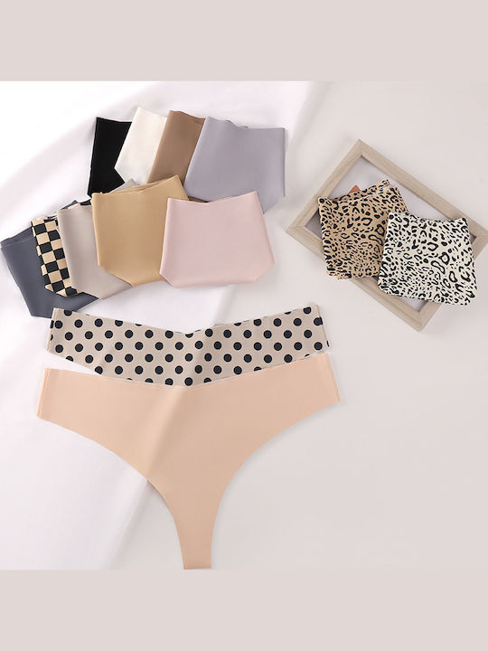 Women's String Seamless Animal Print
