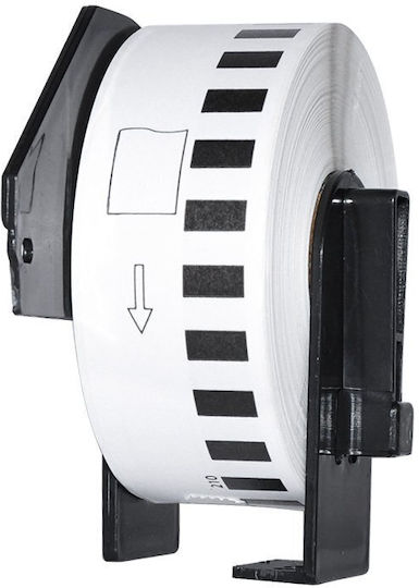 Label Tape Brother Dk-22210 Printer Replacement Makki Black On White 29mm Width 30.48m Length