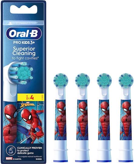 Oral-B Ανταλλακτικά Ηλεκτρικής Οδοντόβουρτσας Pro Pro 4τμχ για 3+ Χρονών