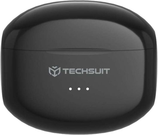Techsuit CW1 In-ear Bluetooth Handsfree Căști Negru