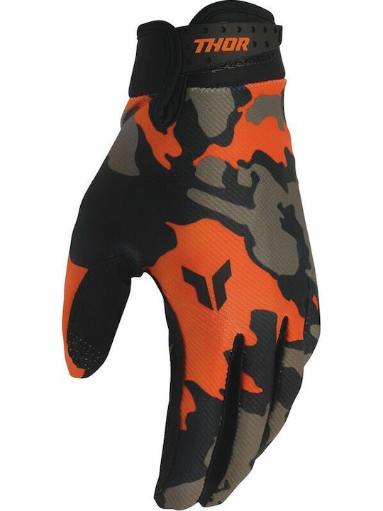 Thor Launchmode Мъжки Motocross ръкавици Hunter Orange/black