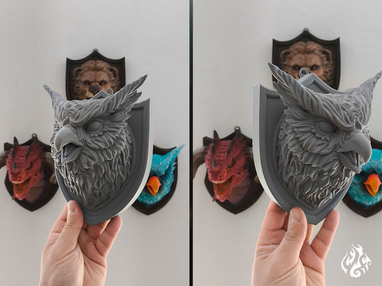 Monster Trophies Owlbear Διακοσμητικό Τοίχου Θεματική Dungeons & Dragons