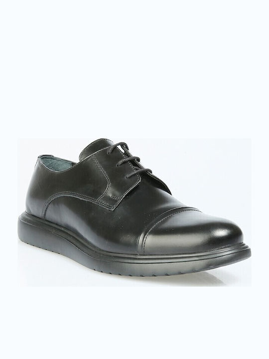 Leder Herrenschuhe Schwarz