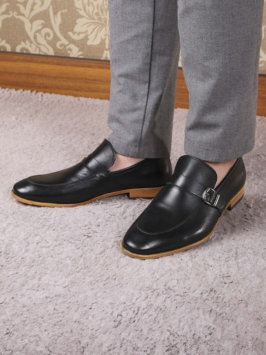 Leder Herrenschuhe Schwarz
