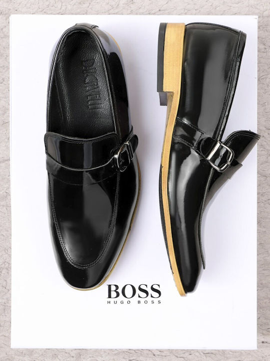 Leder Herrenschuhe Schwarz