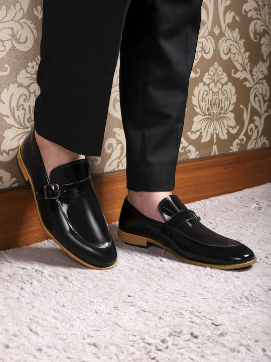 Leder Herrenschuhe Schwarz