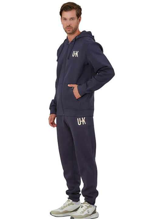 Sweatshirt with Hood Blue
