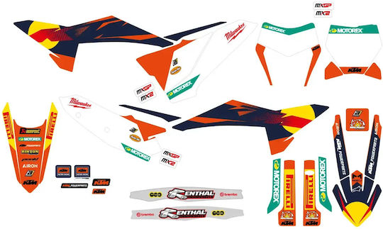 Blackbird Racing Σετ Αυτοκόλλητα Βινυλίου 2552r23