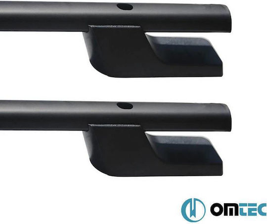 Μπάρες Οροφής Railing Vw Amarok 2010-2022 Pk Μαύρες 2 Τεμάχια