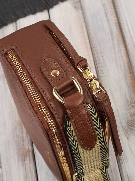 Leather Women's Bag Shoulder Brown