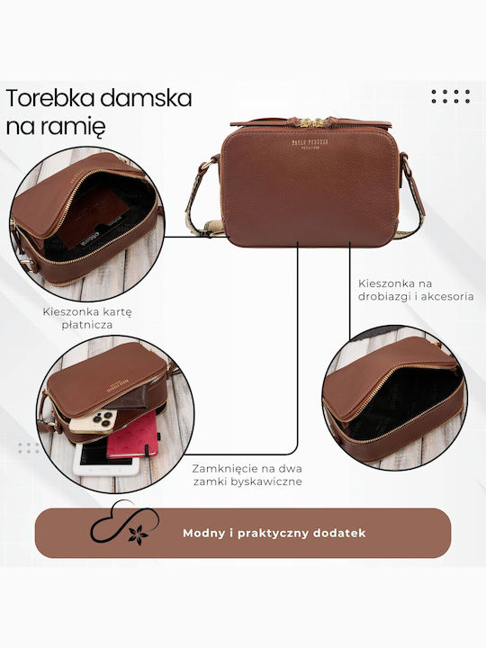 Leather Women's Bag Shoulder Brown