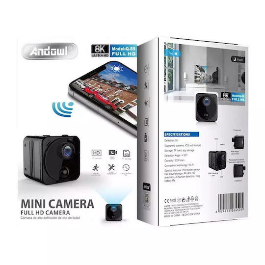 Andowl Hidden Camera WiFi with Memory Card Slot and Motion Detector