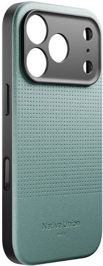 Native Union Back Cover Piele Verde iPhone 18 Pro / 17 Pro