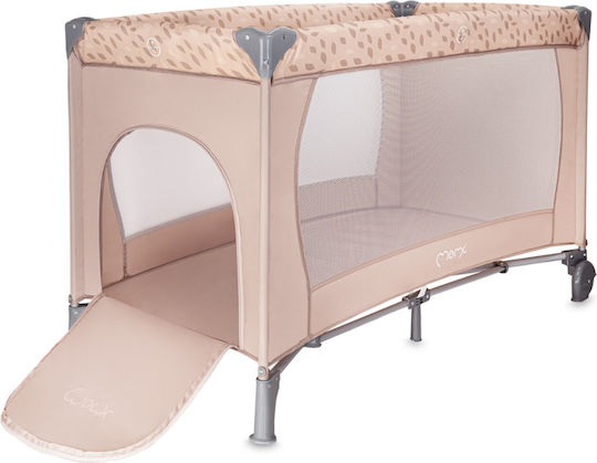 Momi Belove Laufstall mit Matratze Beige 120x60cm
