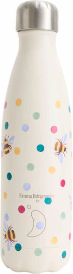 Chilly's Emma Bridgewater Bottle Thermos Stainless Steel BPA Free 500ml Polka Dot & Bees