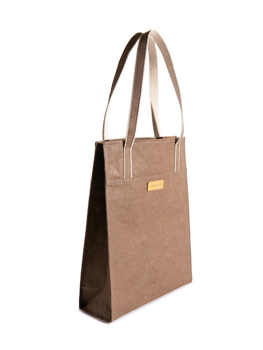 Chalicca City Tote Bag Dark Brown