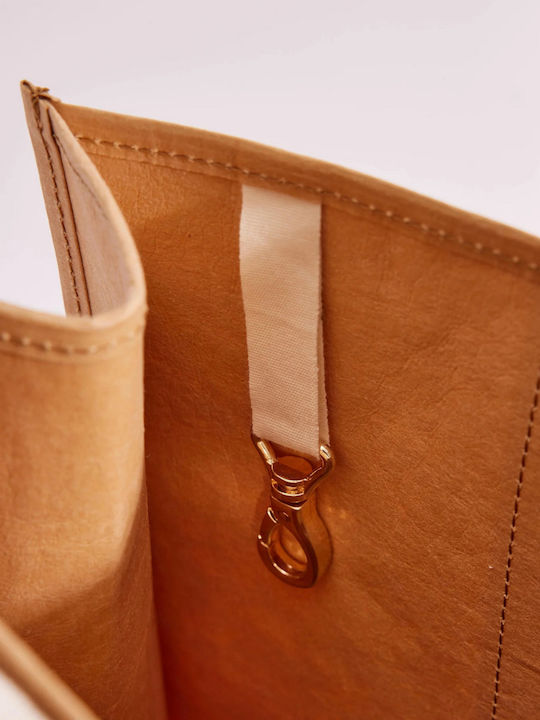 Chalicca On Go Large Tote Bag Brown