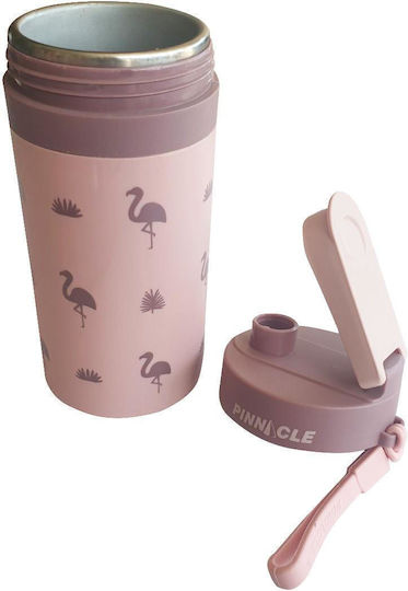 Pinnacle Stainless Steel Thermos Bottle 400ml Pink