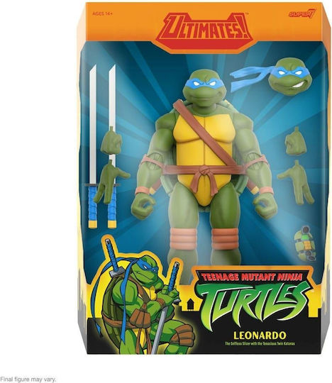 Super7 Teenage Mutant Ninja Turtles Ultimates Leonardo Action Figure 18cm