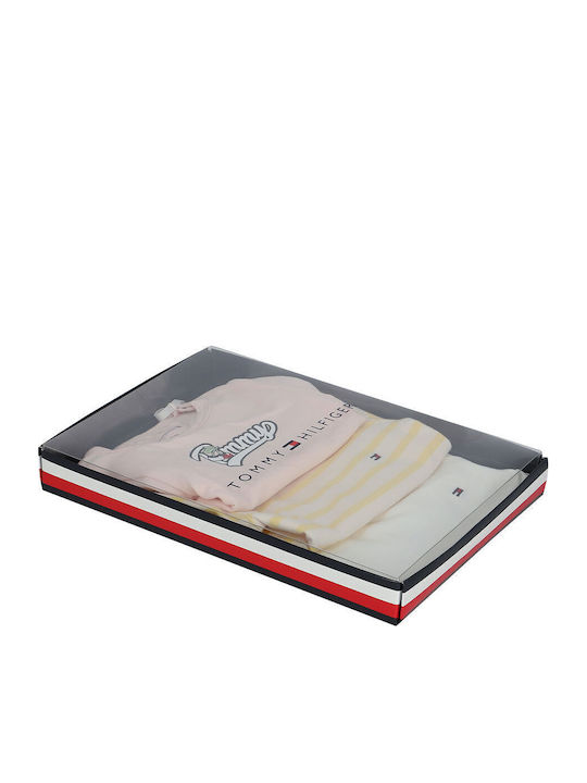 Tommy Hilfiger Set Babystrampler Kurzärmelig Mehrfarbig 3Stück