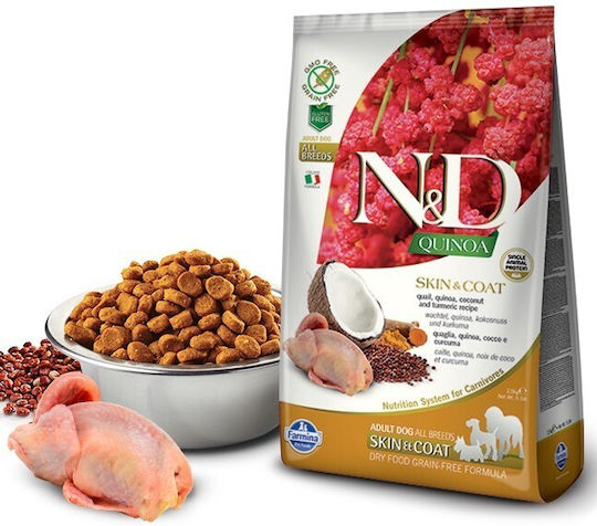 Farmina Quinoa 2.5kg Dry Food Grain-Free & Gluten-Free for Adult Dogs with Quail