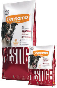 Cennamo 2kg Trockenfutter für erwachsene Hunde mittlerer Rassen mit Lamm