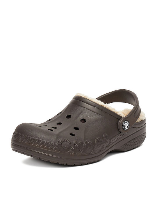 Crocs Baya Lined Clog Women's Anatomic Clogs Brown