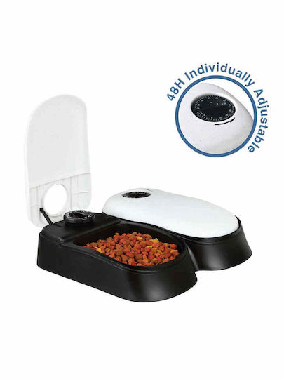 Pawise Automatisch Kunststoff Schalen Futter für Hund & Katze 2x 300ml