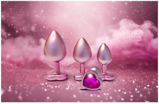 Dream Toys Gleaming Πρωκτική Σφήνα Large Ροζ 9.5cm